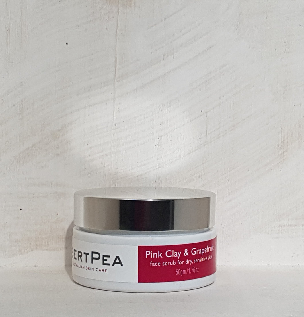 Pink Clay and Grapefruit Face Scrub 50g